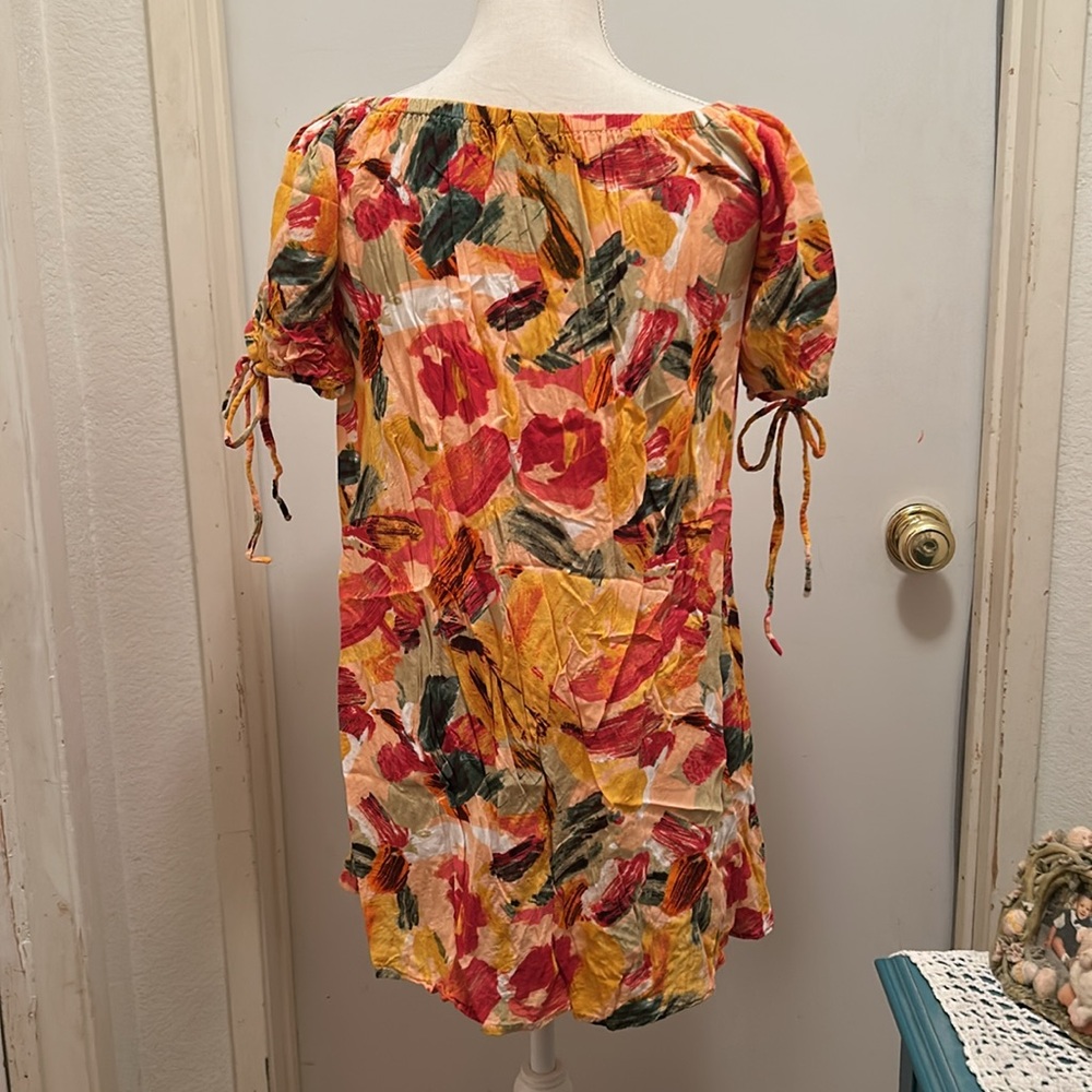 Cassee’s Floral Women’s Dress Small NWOT Bohemian Floral - Picture 3 of 14